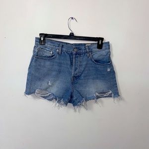 Free People Jean Shorts